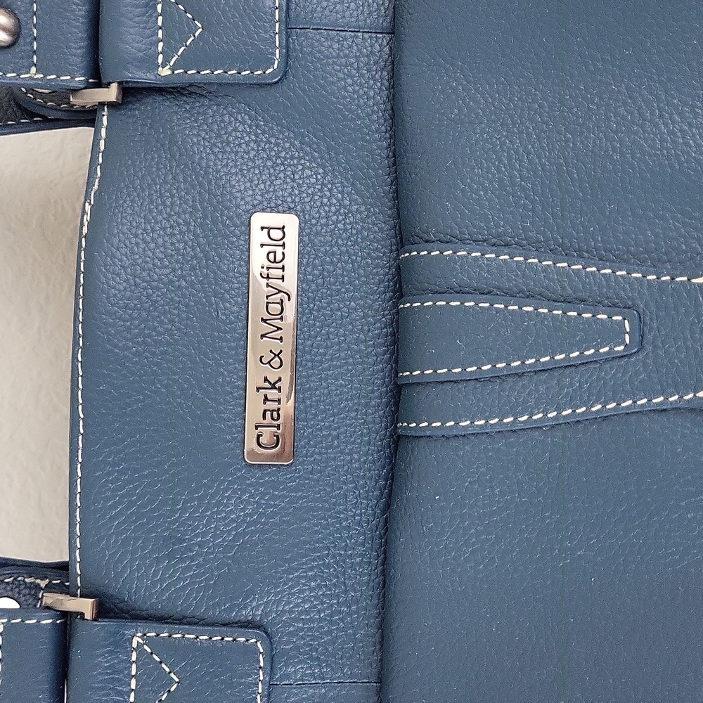 Clark & Mayfield Stafford Pro Leather Laptop Tote 17.3" - Picture 2 of 16